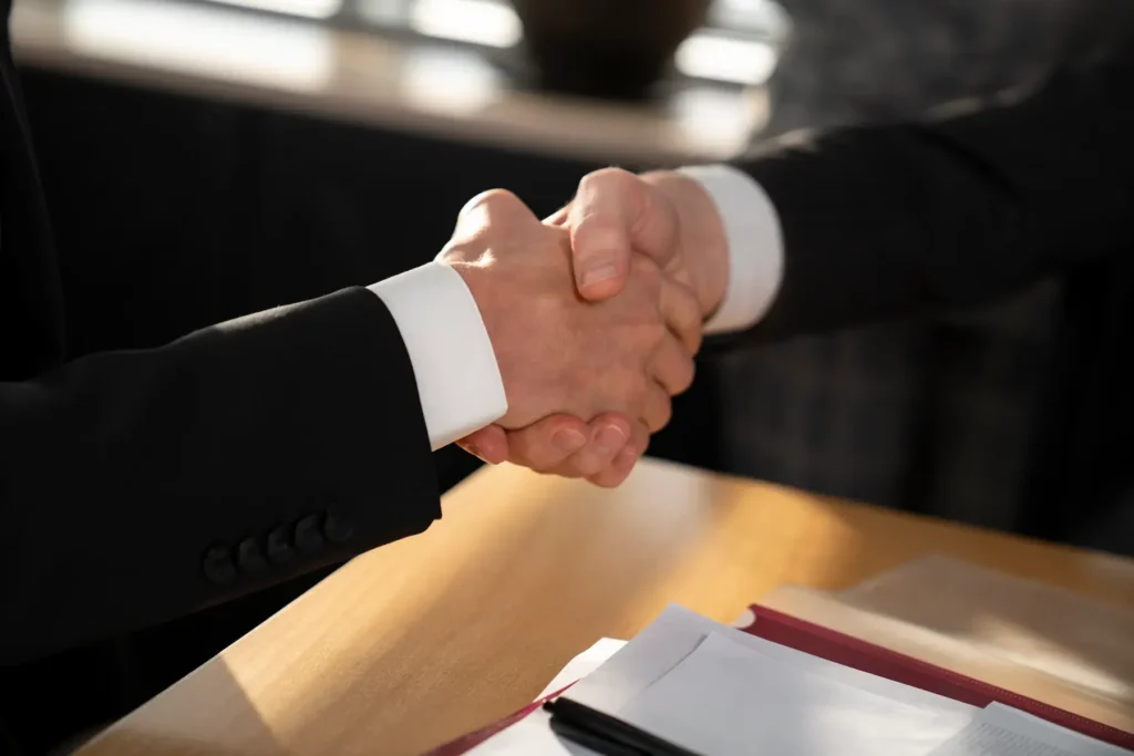 corporate lawyers marbella business meeting